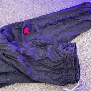 Champion grey sweatpants/ never worn